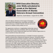 John B. Wells representing Military-Veterans Advocacy at the 2026 National Association of Atomic Veterans Convention John B. Wells representing Military-Veterans Advocacy at the 2026 National Association of Atomic Veterans Convention